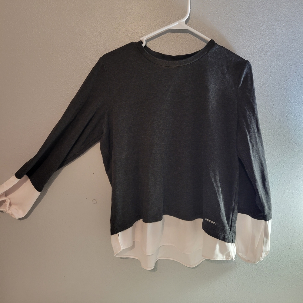 Anne Klein Black and White Top‎ 👠